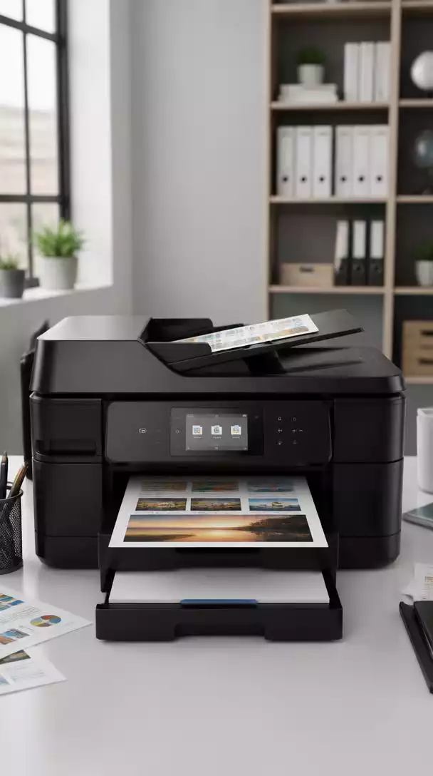 Brother MFC J6720DW printer in office setting