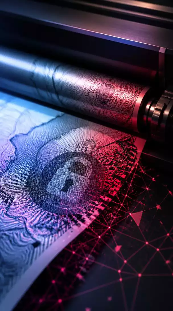 Illustration of print security risks